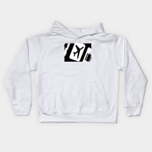 Plane Sign Kids Hoodie